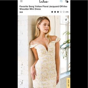 NWT lulus floral mini dress